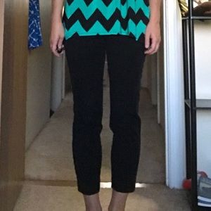 Black Ankle Length Pants